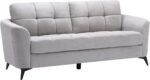 E-Furniture Opulence Comfort 3+2+1 Sofa Pack In Cream Colour - Image 3