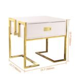 E-Furniture Nashville Side Table white - Image 8