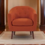 E- Furniture Hobnobs Upholstered chair in Orange color