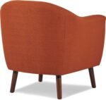 E- Furniture Hobnobs Upholstered chair in Orange color - Image 4