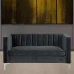 E-Furniture Miami Couch | 3 seater Couch in Grey colour