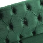 E-FURNITURE Neil 3 Seater Couch Velvet Finish In MultiColour - Image 7