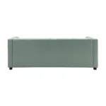 Pipedrive Sofa Couch In Peach Blue Color Leatherette by E-furniture - Image 3