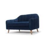 E-Furniture Chicago Couch | 3 Seater Couch In MultiColour velvet brown rust - Image 9
