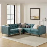 Hadoop Lounger Sofa Set in Blue Color by E-furniture