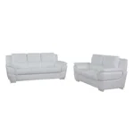JetBrains Sofa Set In White Color Leatherette by E-furniture - Image 2