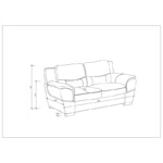 JetBrains Sofa Set In White Color Leatherette by E-furniture - Image 3