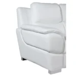 JetBrains Sofa Set In White Color Leatherette by E-furniture - Image 7
