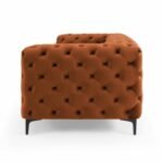 E-Furniture | Majestic Velvet Sofa, Royal Purple (Copy) - Image 4