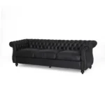 Softek Sofa Couch In Purple Dark Color by E-furniture - Image 3