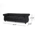 Softek Sofa Couch In Purple Dark Color by E-furniture - Image 8