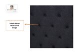 E-Furniture | Neemwood Classic Queen, Dark Charcoal Gray - Image 4