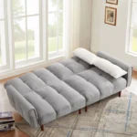 E-Furniture Kaspersky Sofa Cum Bed | Sofa Cum Bed In Grey Color - Image 2