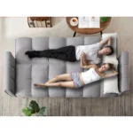 E-Furniture Kaspersky Sofa Cum Bed | Sofa Cum Bed In Grey Color - Image 7