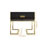 E-Furniture Nashville Side Table white - Image 5