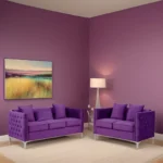 E-Furniture Zenith 3+2 Sofa Pack In Purple Colour
