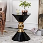 E-Furniture Charlotte Side Table marble black - Image 9