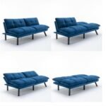 Azure Dream | Plush Convertible Sofa Cum Bed - Image 8
