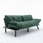 Emerald Haven | Convertible Tufted Sofa Cum Bed - Image 5