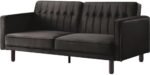 Maple Nest | Modern Tufted Sofa Cum Bed, Dark Brown - Image 4