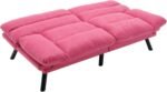 Blush Haven | Convertible Tufted Sofa Cum Bed - Image 7