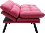 Blush Haven | Convertible Tufted Sofa Cum Bed - Image 9