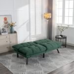 Emerald Haven | Convertible Tufted Sofa Cum Bed - Image 3