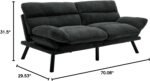 Slate Comfort | Convertible Plush Sofa Cum Bed - Image 9