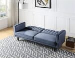 Slate Harmony | Convertible Tufted Sofa Cum Bed - Image 2