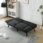 Slate Comfort | Convertible Plush Sofa Cum Bed - Image 3