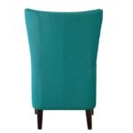 Teal Tranquility | Lumina High-Back Armchair, Teal - Image 4