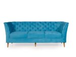 Sapphire Elegance | Regency 3+2 Sofa Set, Deep Blue - Image 3