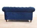Majestic Azure | Chesterfield 3+2 Sofa Set, Blue Velvet - Image 10