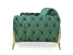 Emerald Gem | Chesterfield 3+2 Sofa Set, Green Velvet - Image 9