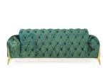 Emerald Gem | Chesterfield 3+2 Sofa Set, Green Velvet - Image 6