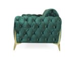 Emerald Gem | Chesterfield 3+2 Sofa Set, Green Velvet - Image 5