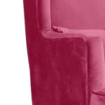 Blush Serenity | Reverie High-Back Wing Chair, Rose Pink - Image 6