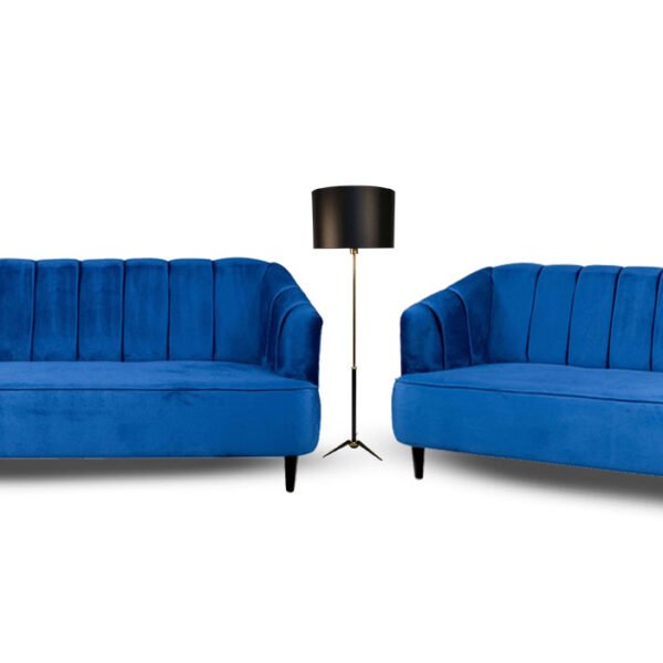 Azure Harmony | Lumina 3+2 Sofa Set, Rich Blue