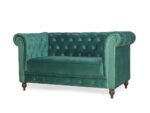 Emerald Opulence | Chesterfield 3+2 Sofa Set, Green Velvet - Image 7
