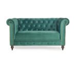 Emerald Opulence | Chesterfield 3+2 Sofa Set, Green Velvet - Image 6