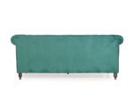 Emerald Opulence | Chesterfield 3+2 Sofa Set, Green Velvet - Image 5