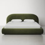 Verdant Rest | Green Upholstered Bed - Image 7